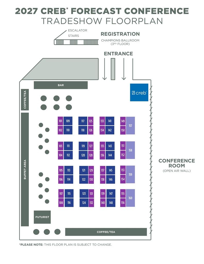 2027 Tradeshow Floorplan