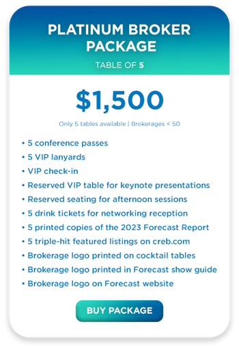 table of 5 platinum package