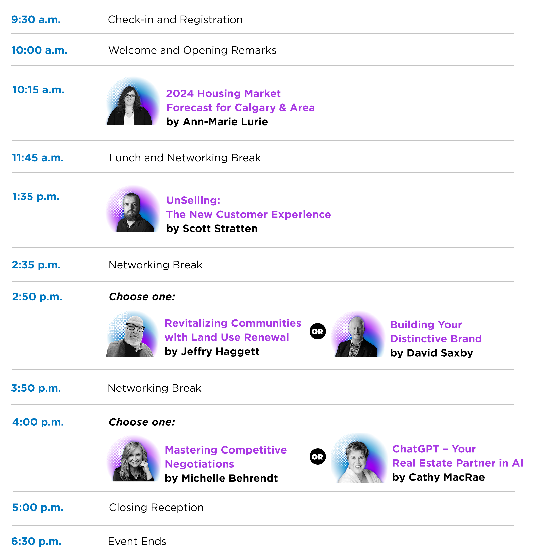 20224 Forecast Event Schedule