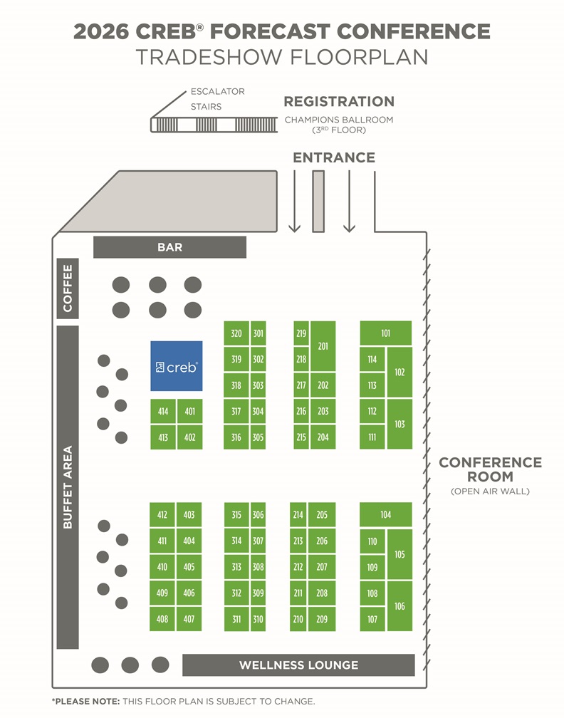 2026 Tradeshow Floorplan